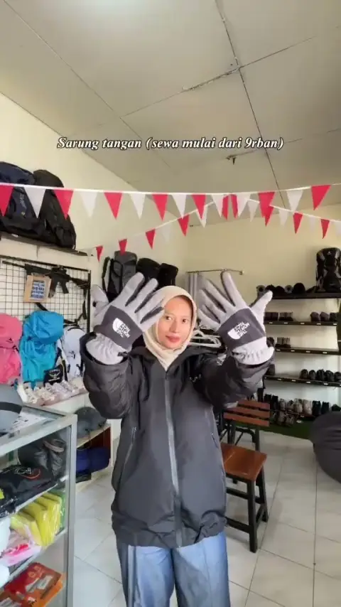 Cuplikan konten UGC sewa perlengkapan outdoor
